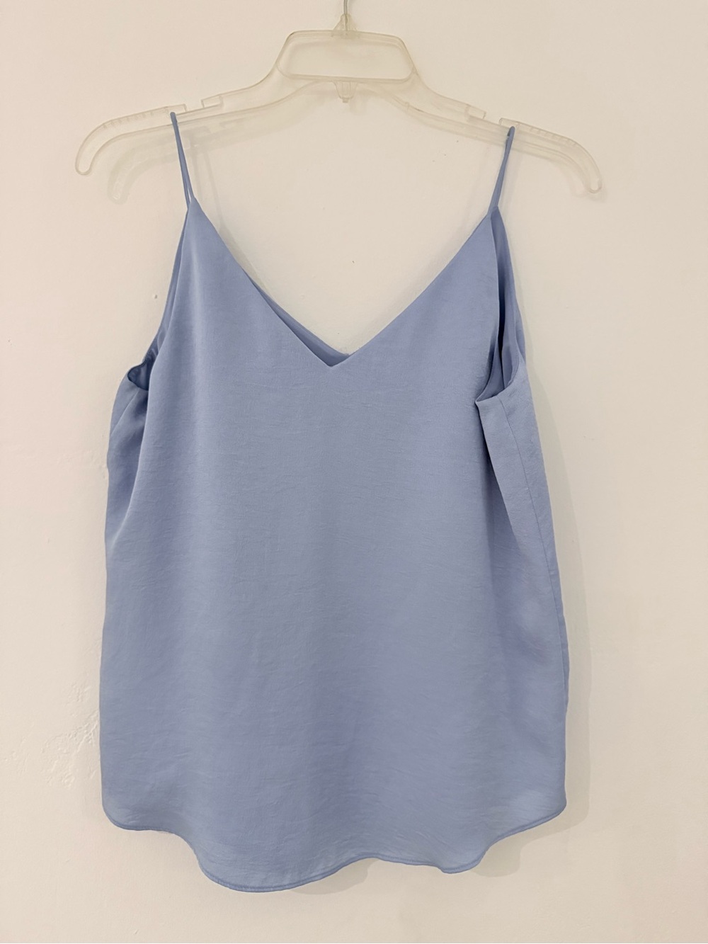 Light Blue V-Neck Spaghetti Strap Women’s Top